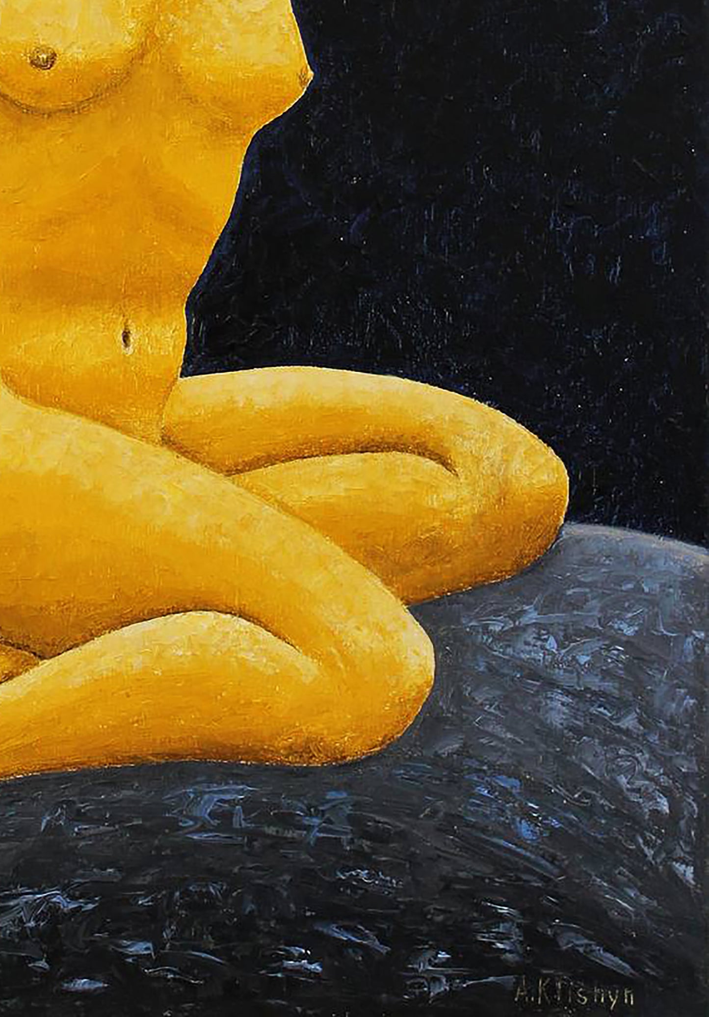 Oil painting Terra Andriy Klishyn