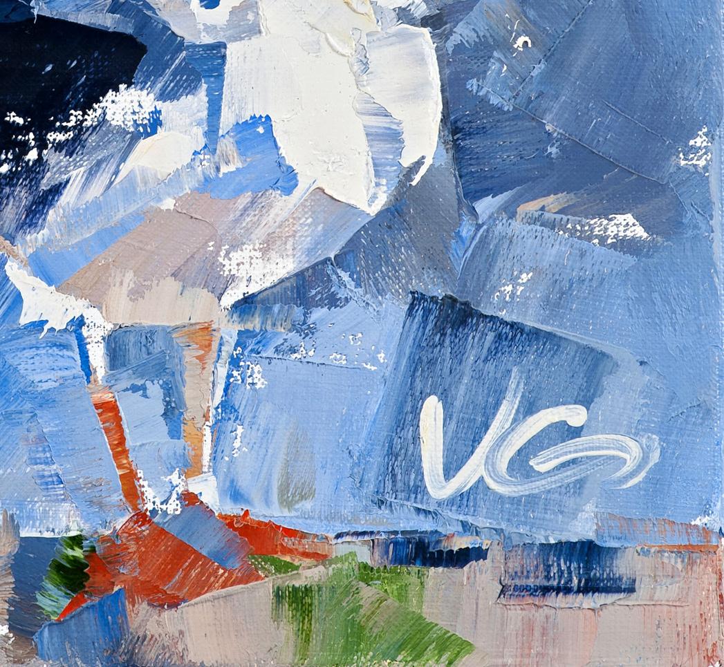 Oil painting Lonely bird Volodymyr Gluhomanyuk