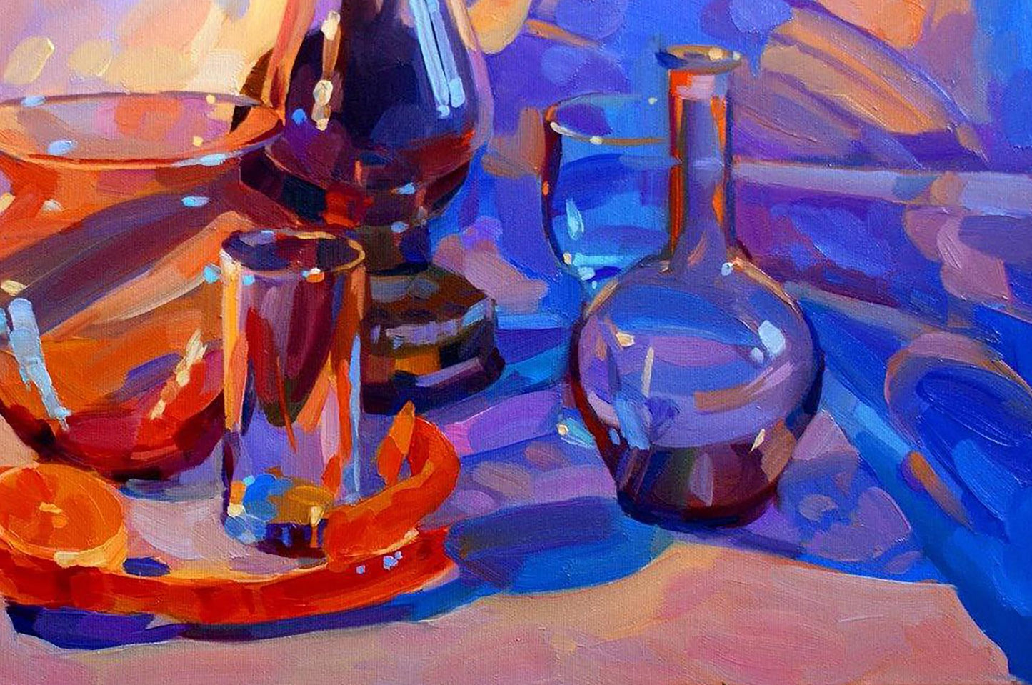 Oil painting Glass Anastasia Yaroshevich