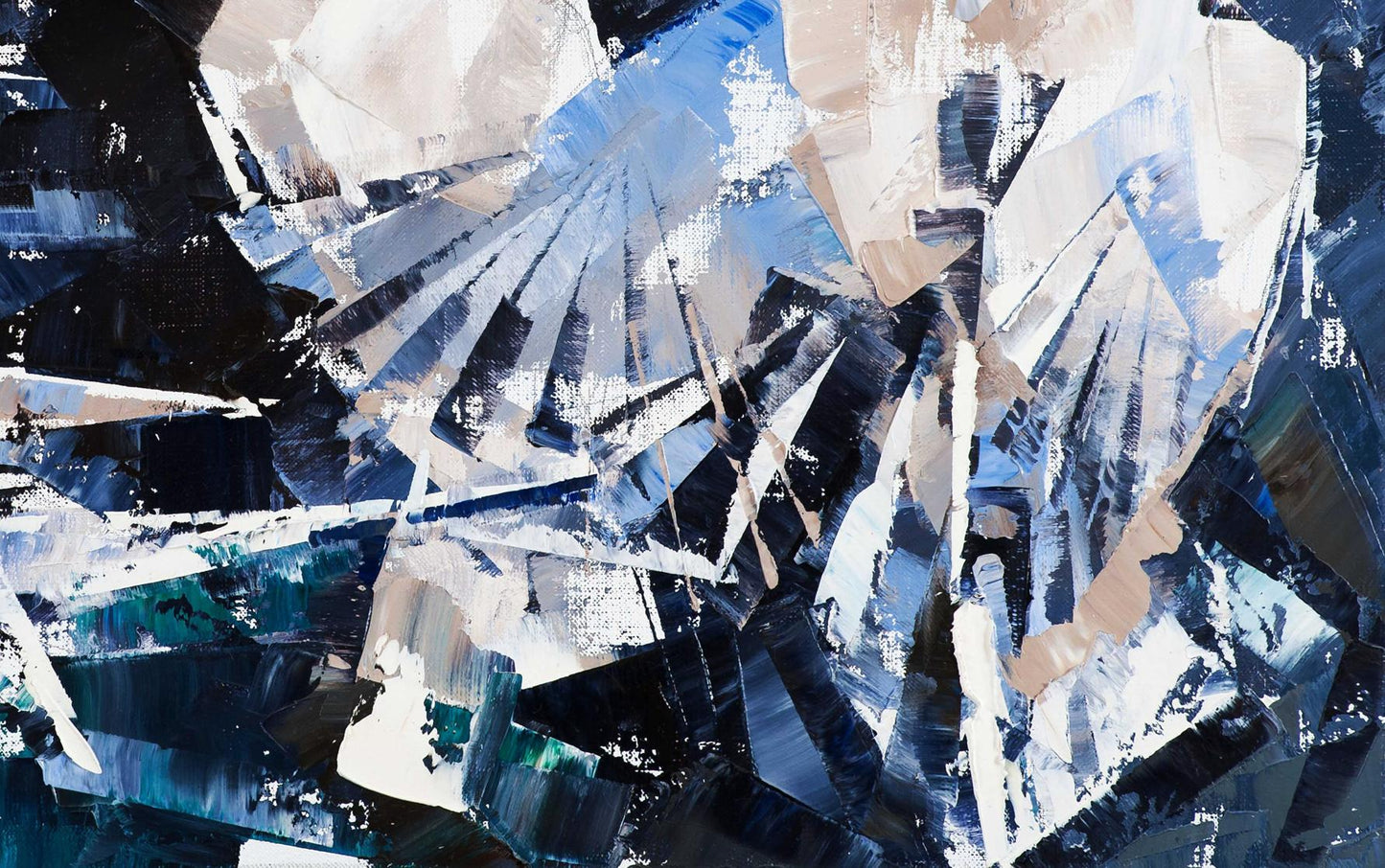 Oil painting Under the wings Volodymyr Gluhomanyuk