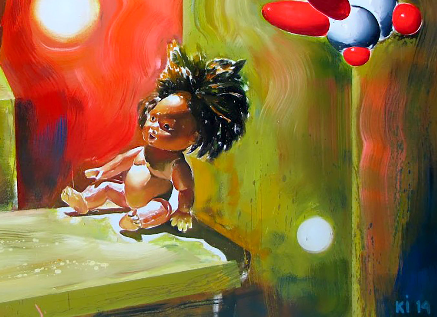 Oil painting Good night Igor Konovalov