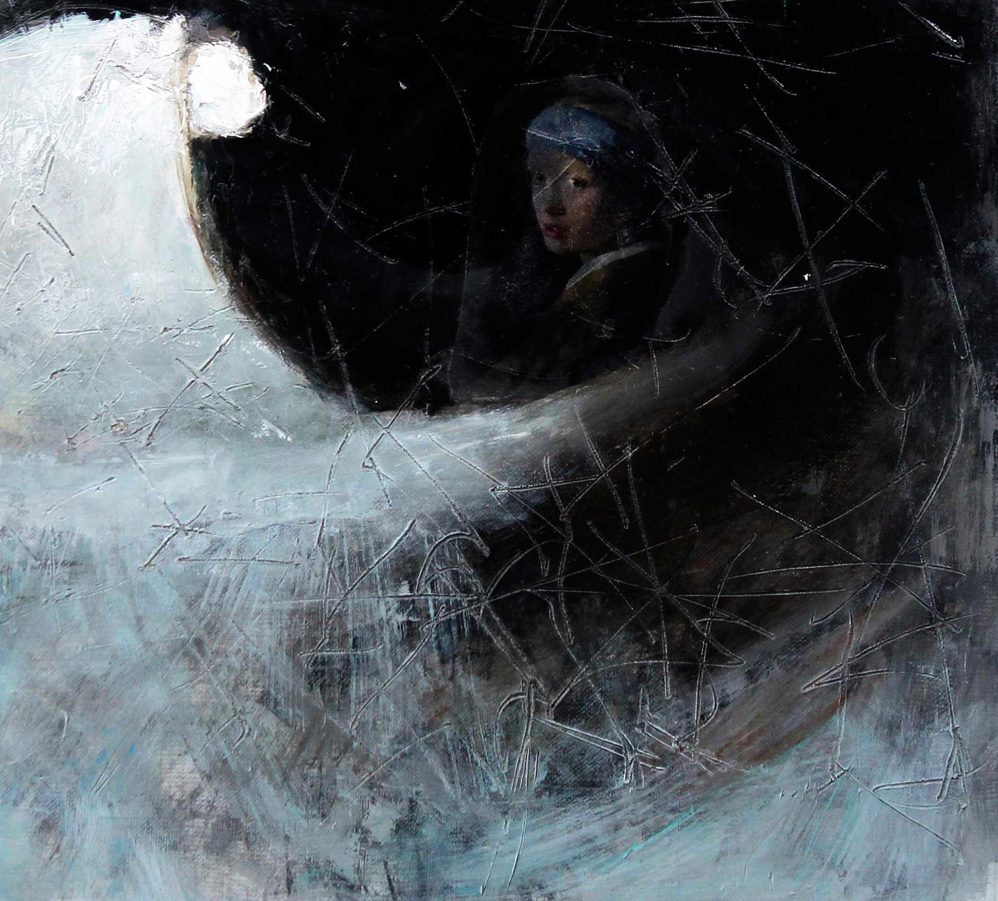 Oil painting Famous girl Ed Potapenkov