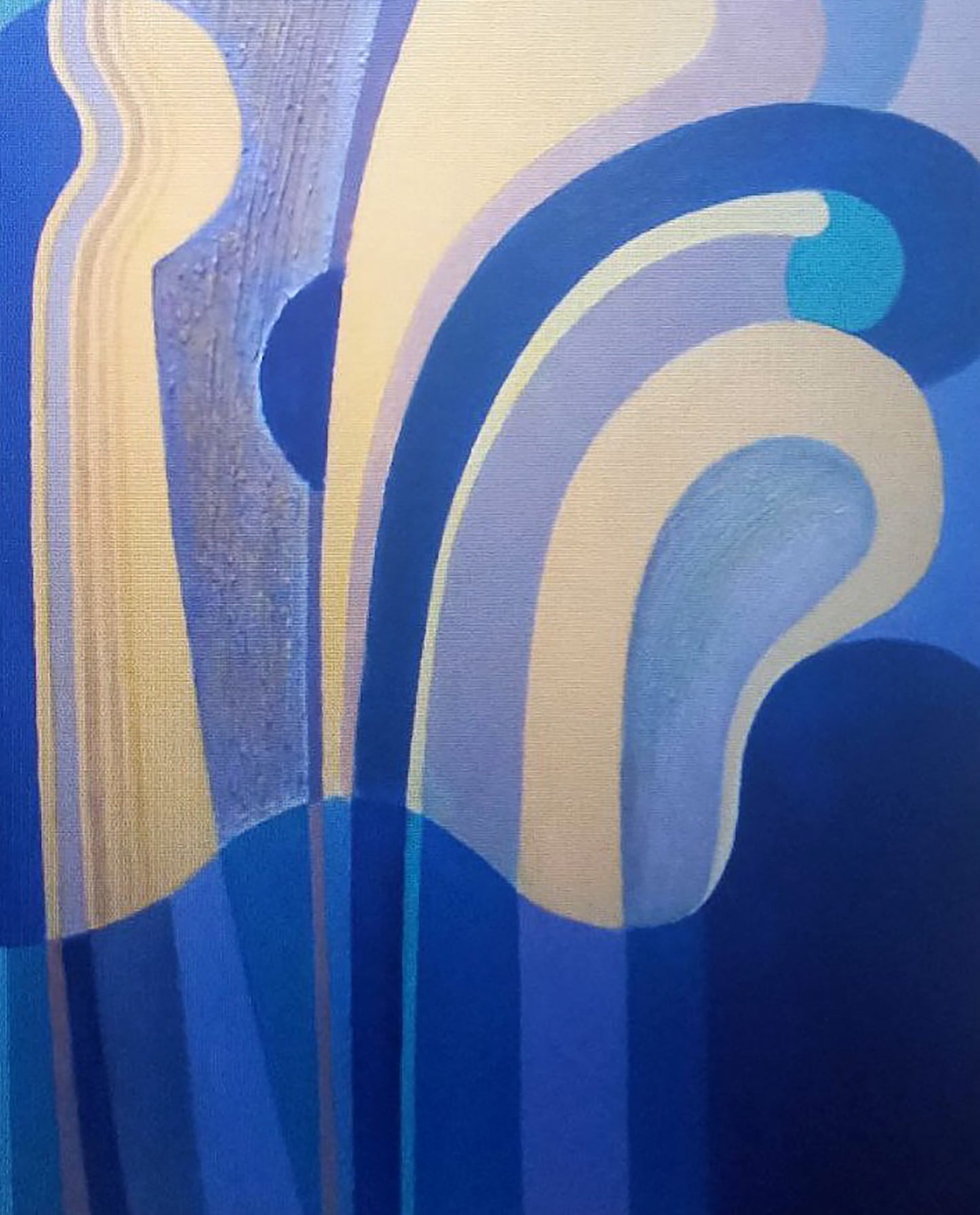 Oil painting Blue still life Alexander Strashevich