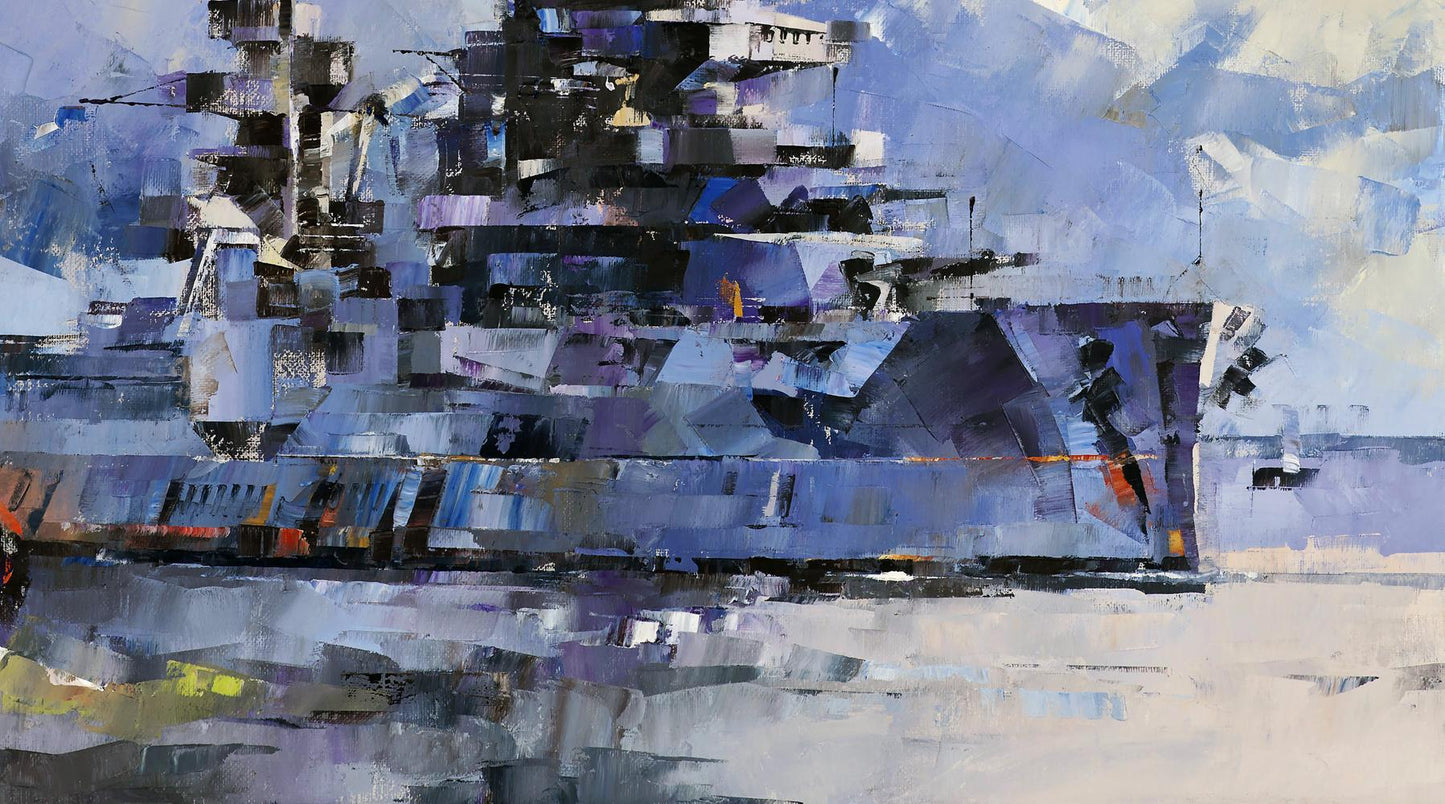 Oil painting Fearless Volodymyr Gluhomanyuk