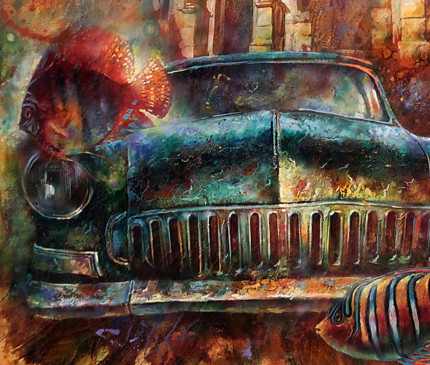 Oil painting Forgotten motive Alexander Dobrodiy