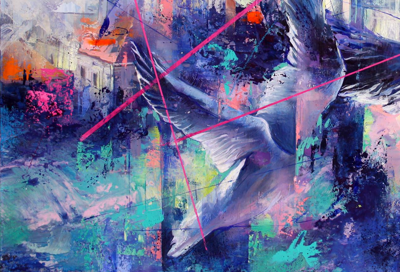 Oil painting Blue wind Alexander Dobrodiy