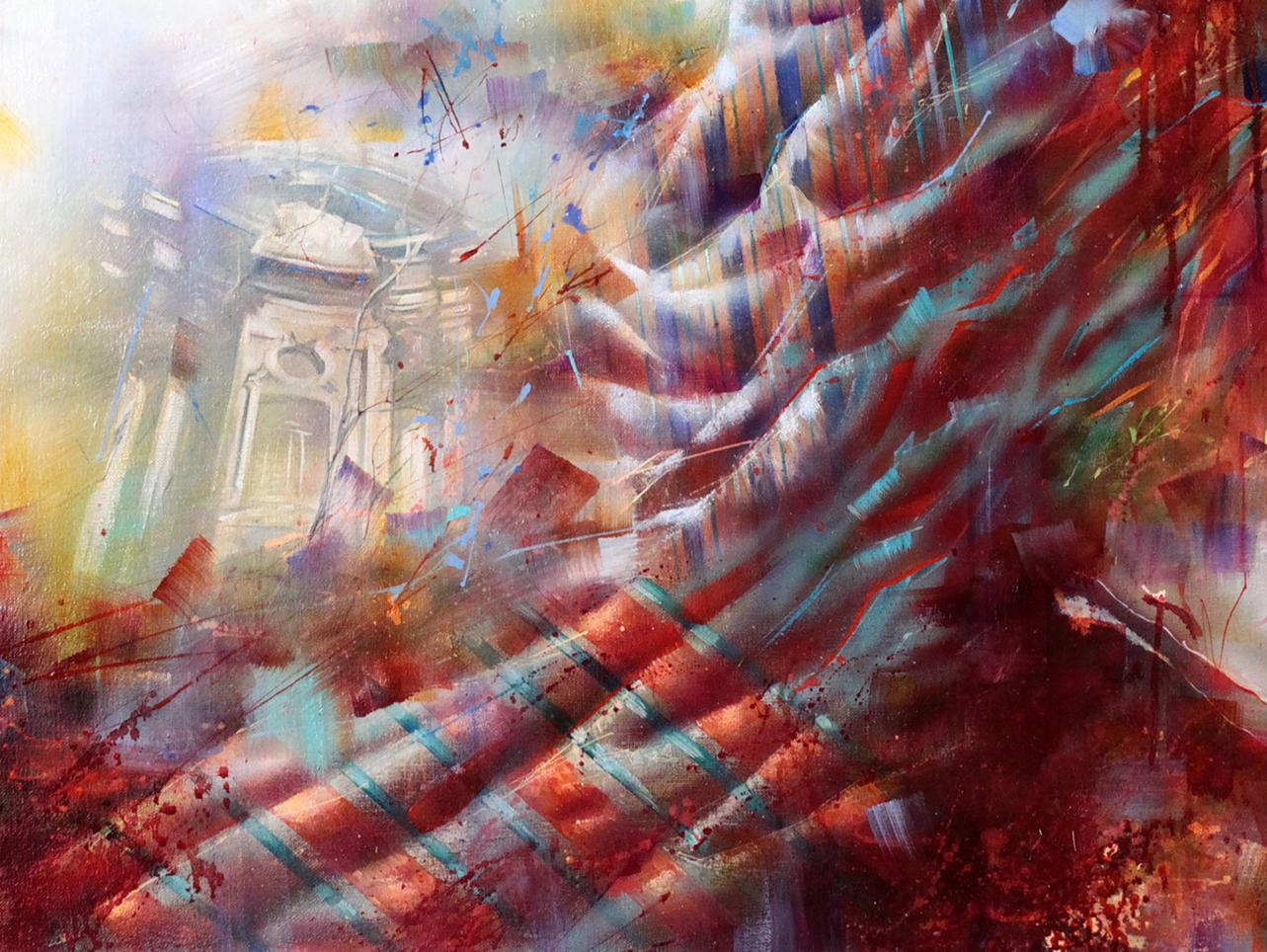 Oil painting Glowing ball Alexander Dobrodiy