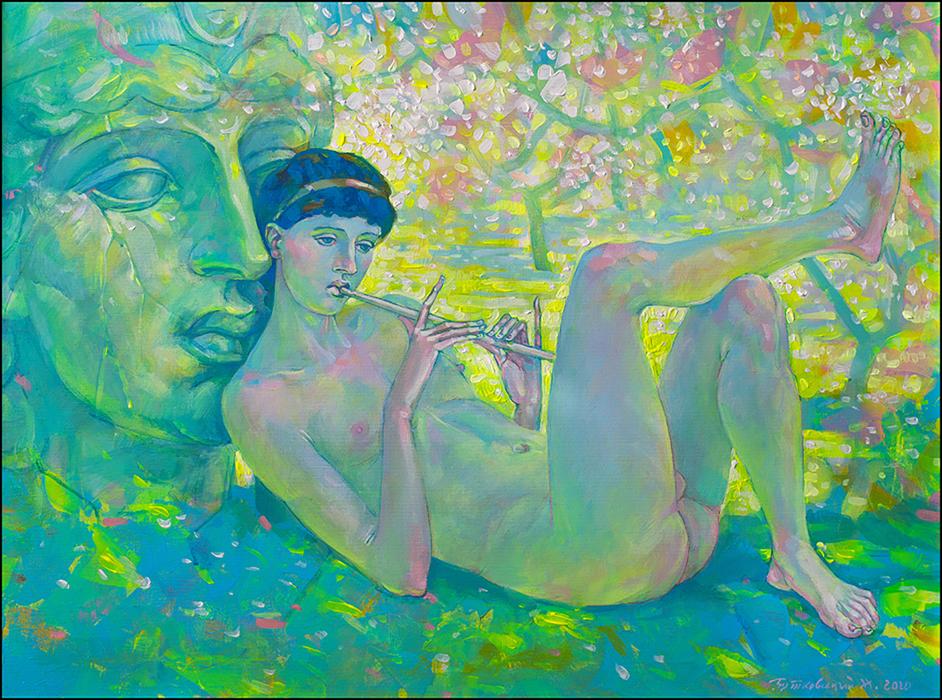 Contemporary Art Buy Acrylic painting It cheered the past Nicolay Butkovsky