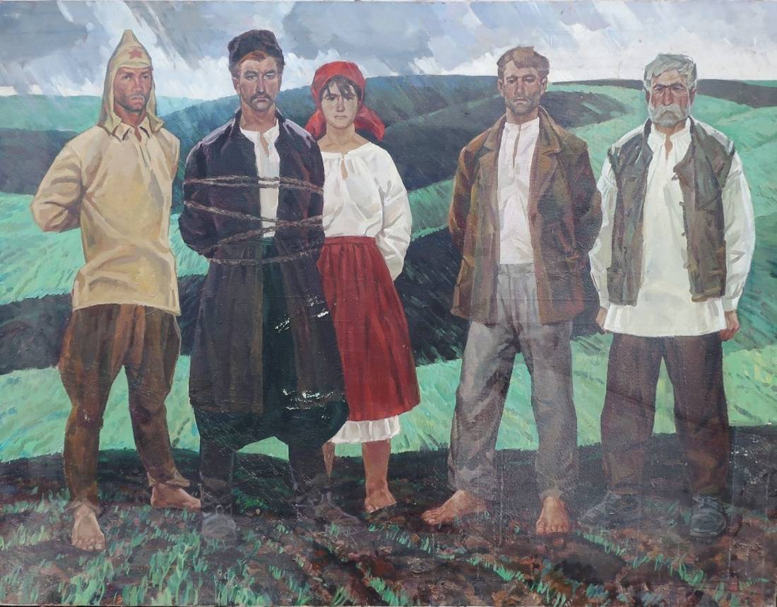 Oil painting For a share Odaynik Vadim Ivanovich