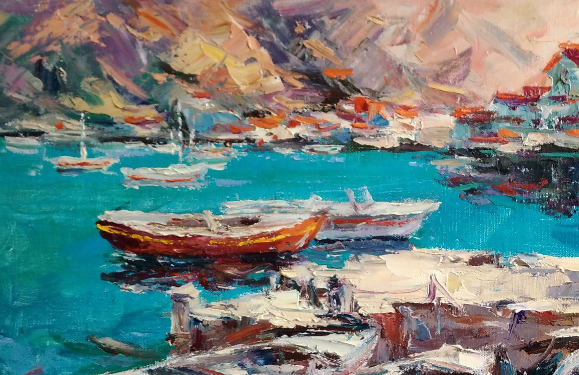 Village Mountain Landscape