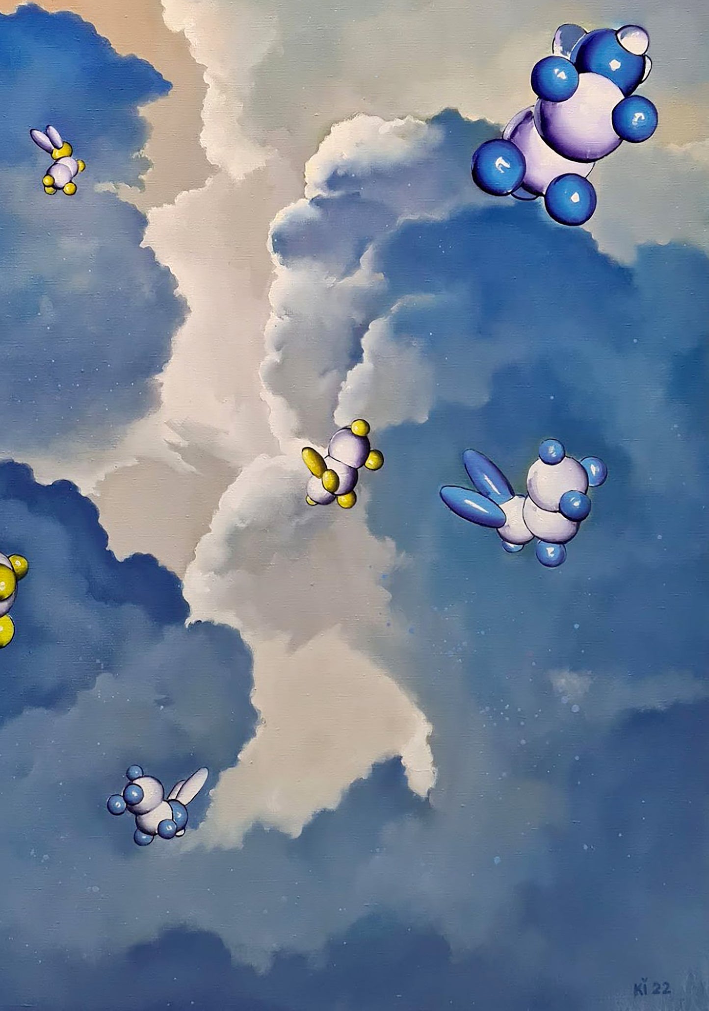 Cloud Archive in oil by Igor Konovalov