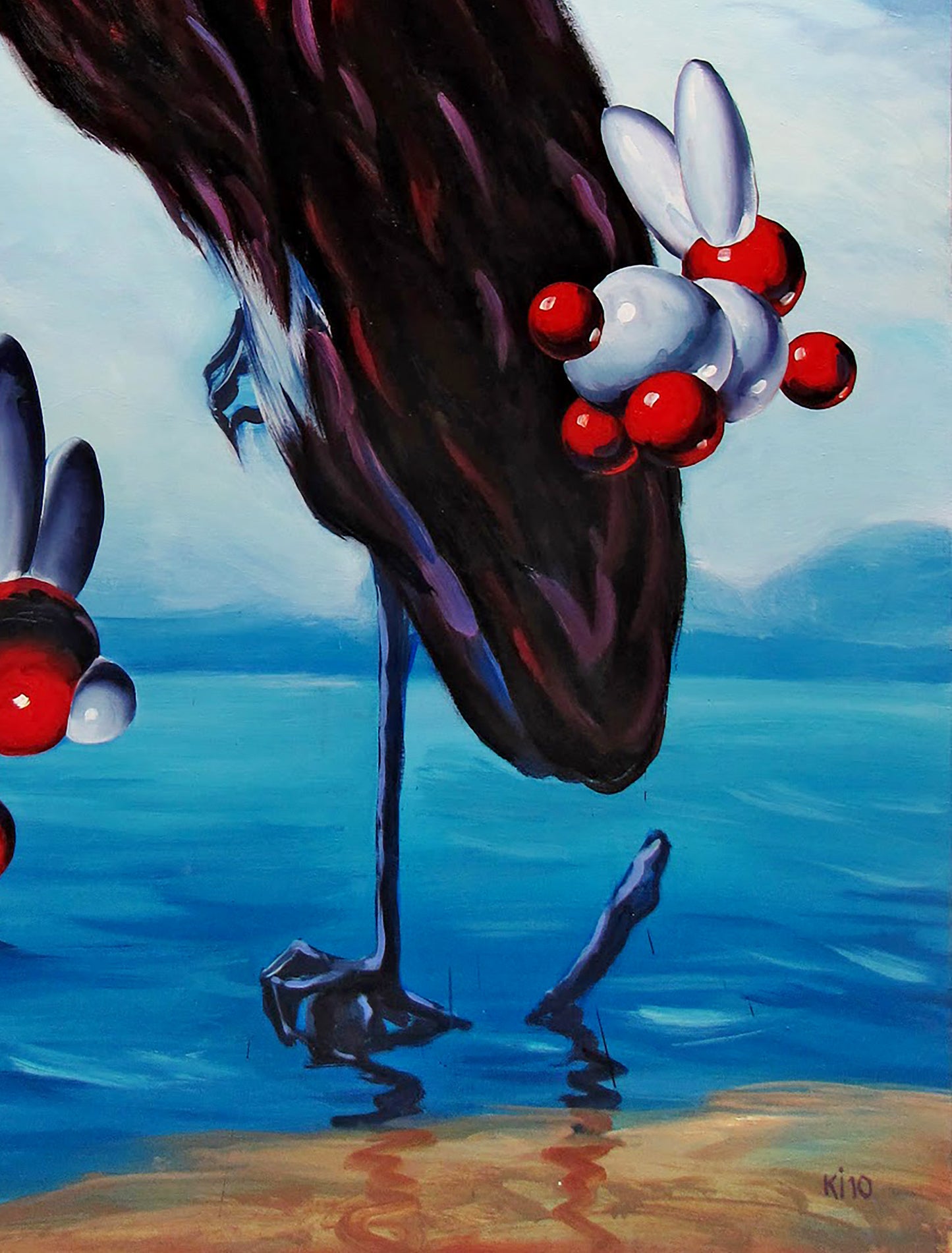 Igor Konovalov's oil rendition titled "Marginal"