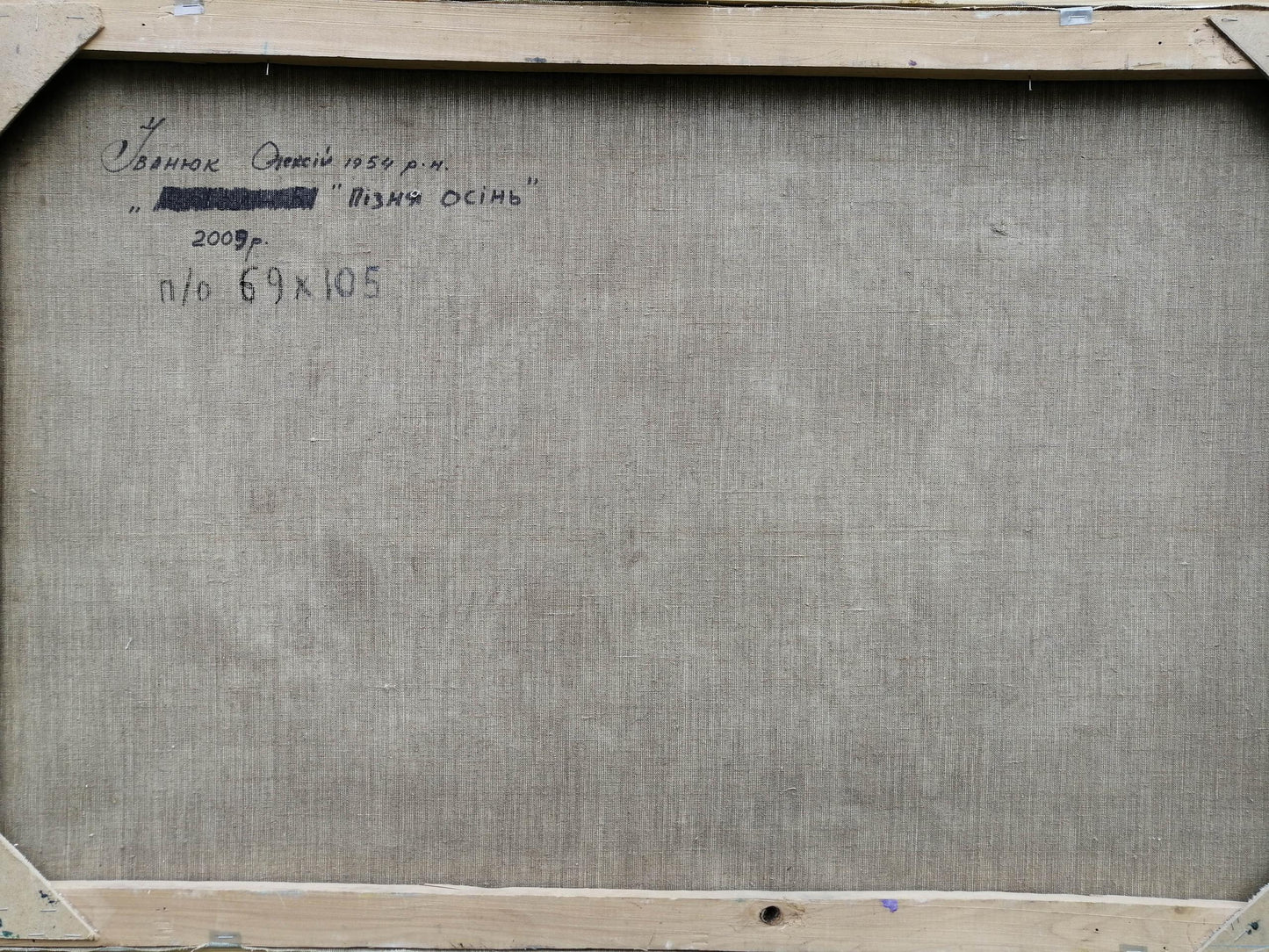 Backdrop of the painting