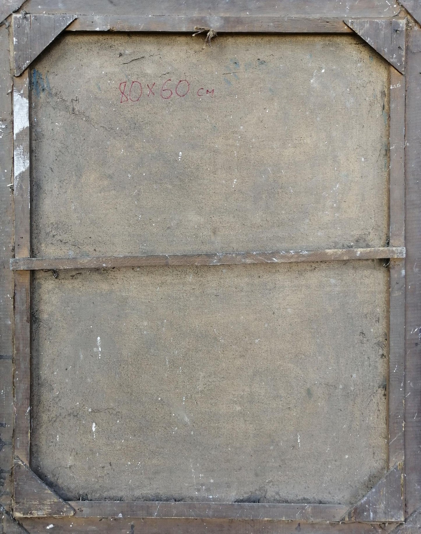 Oil painting Church landscape Unknown artist