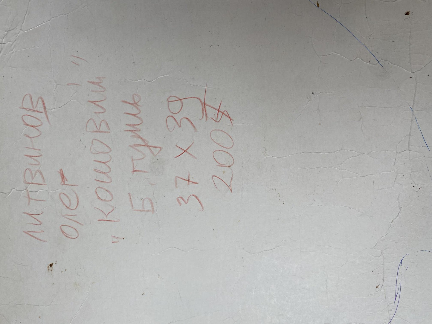 Ink, painting Koshovy Litvinov Oleg Arkad'yevich