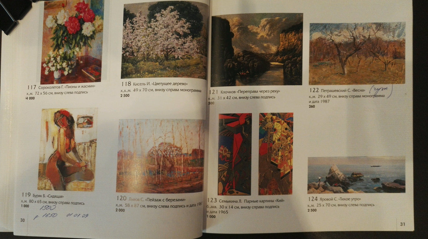 Oil painting Shore landscape Stepan Kalinovich Yarovoy