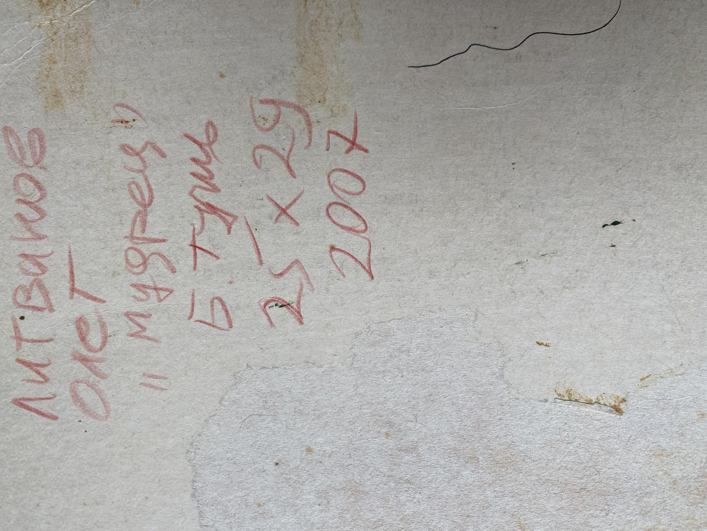 Ink, painting Sage Litvinov Oleg Arkad'yevich