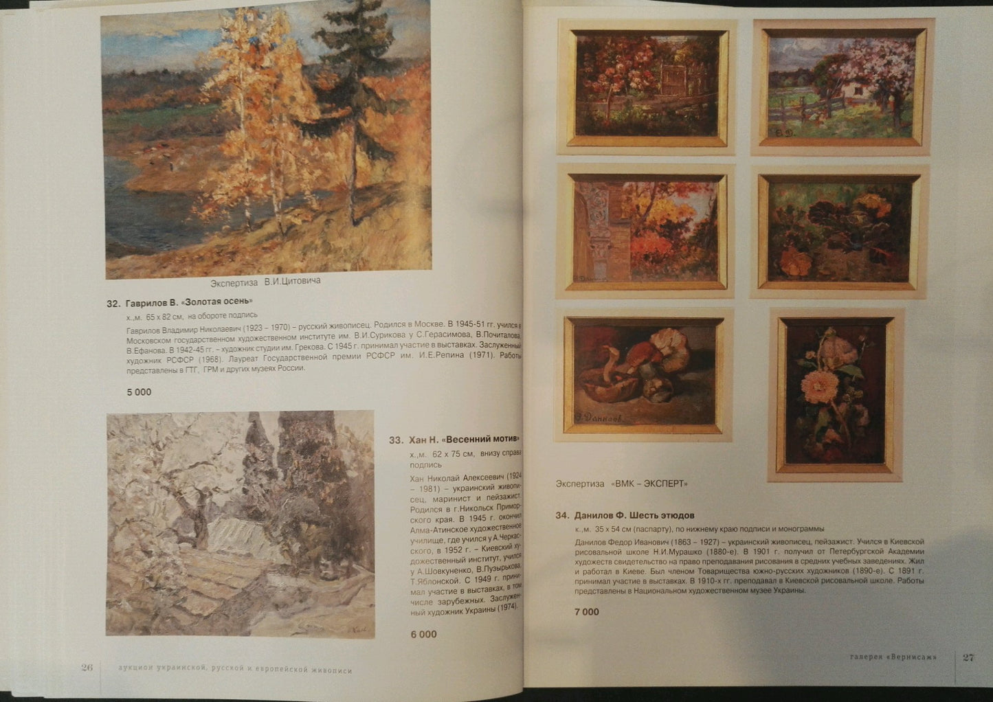 Oil painting Spring landscape Khan Nikolay Alekseevich