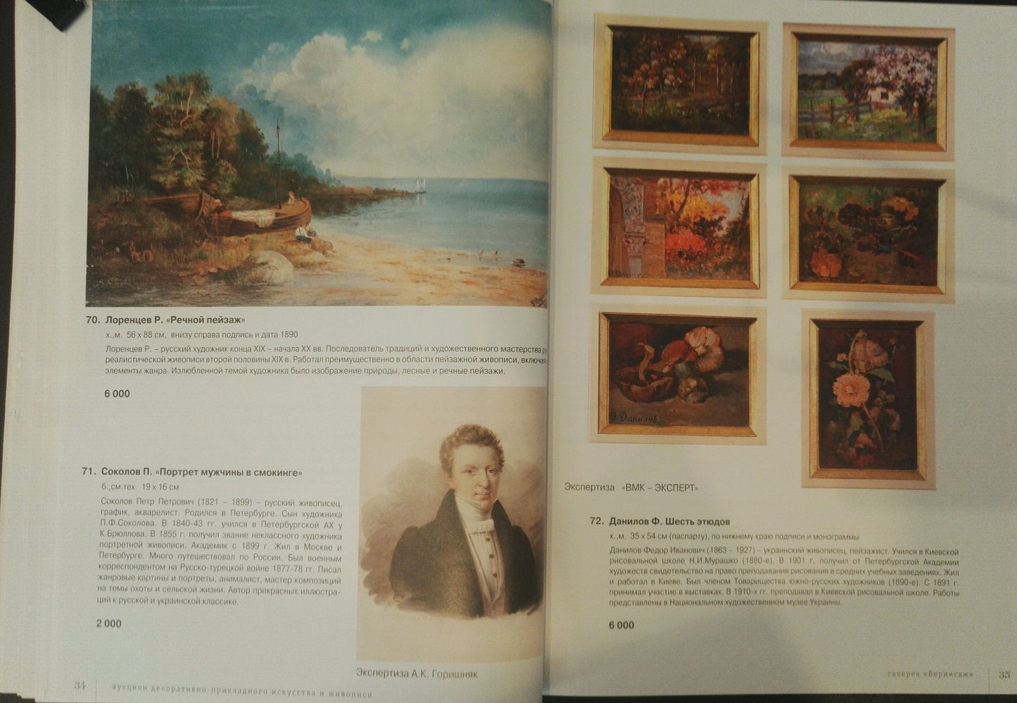 Oil painting People near the shore Lorentsev R.