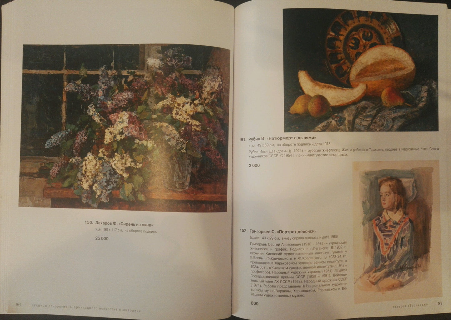 Oil painting Portrait of a girl Sergey Grigoryev