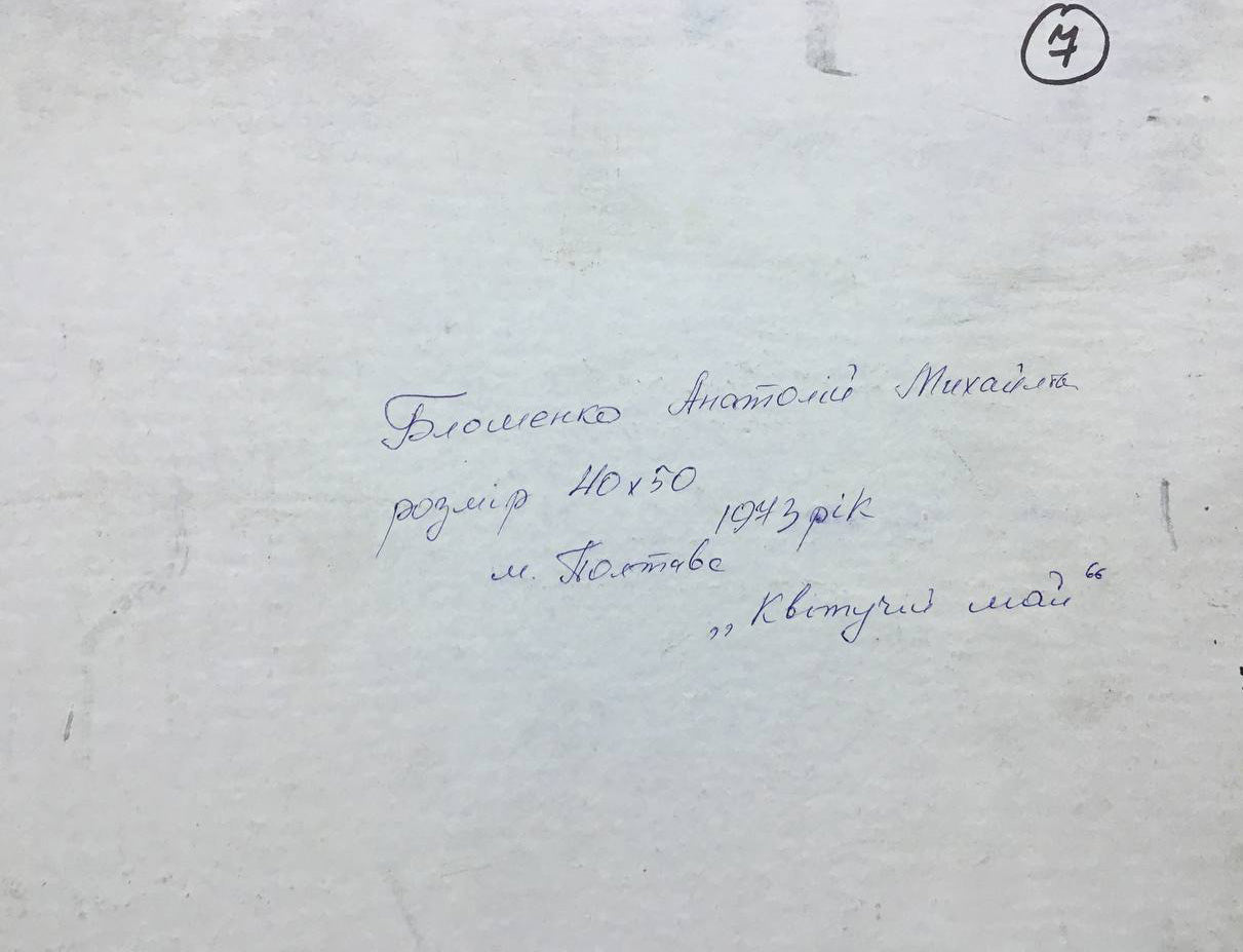 Oil painting Blooming May Bloshenko Anatoly Mikhailovich