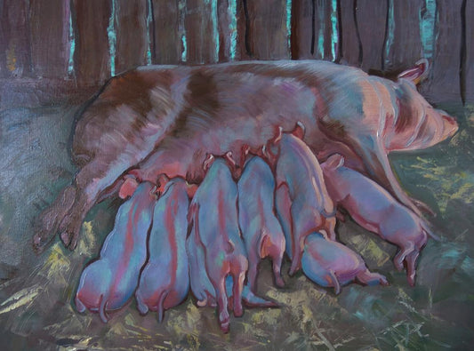 Pigs and high art: paintings that prove they are a perfect match