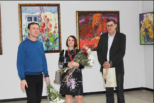 At the Lubny Gallery, an exhibition of paintings by artists from Pyriatyn was presented