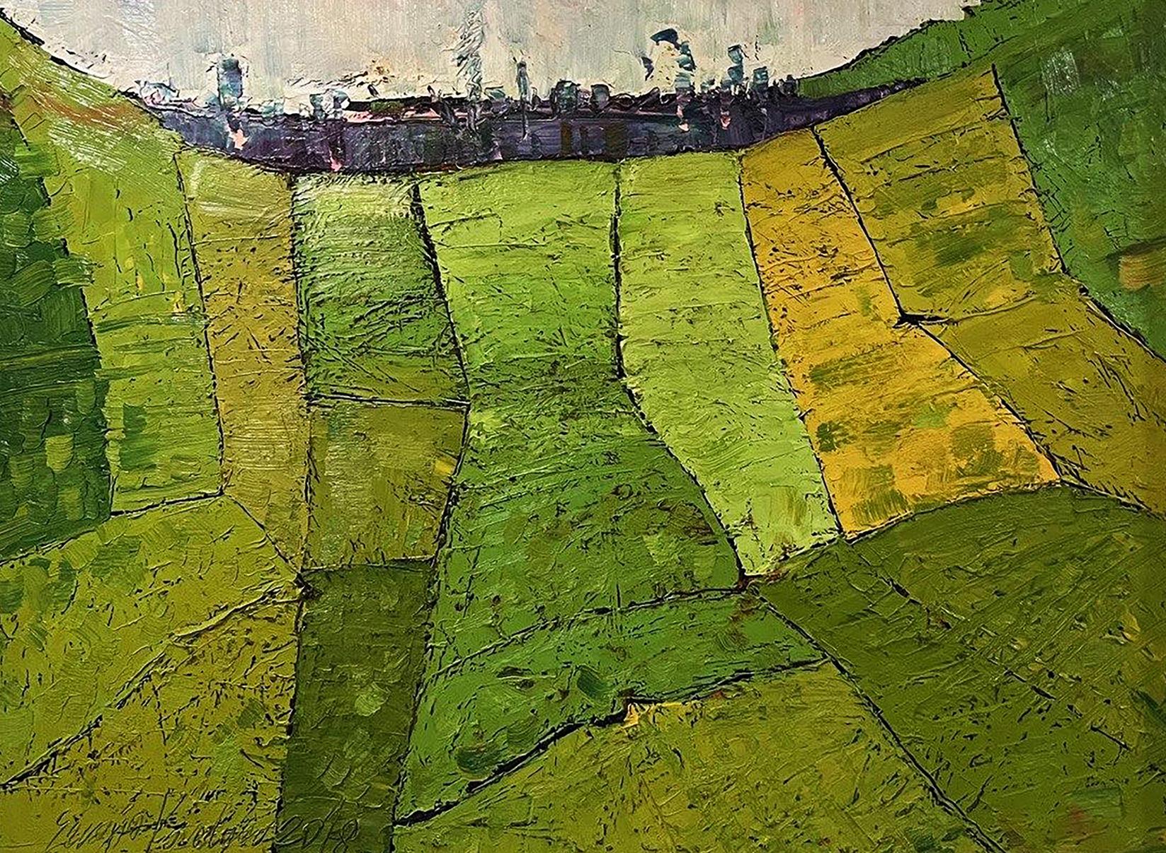 Oil painting Geometric nature Serhiy Kovalev