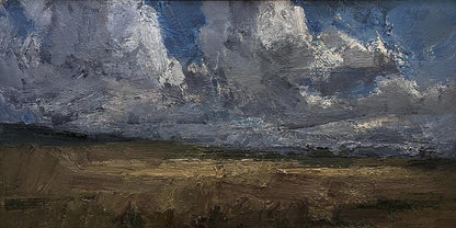 Oil painting Clouds over the field Arsen Rustamov