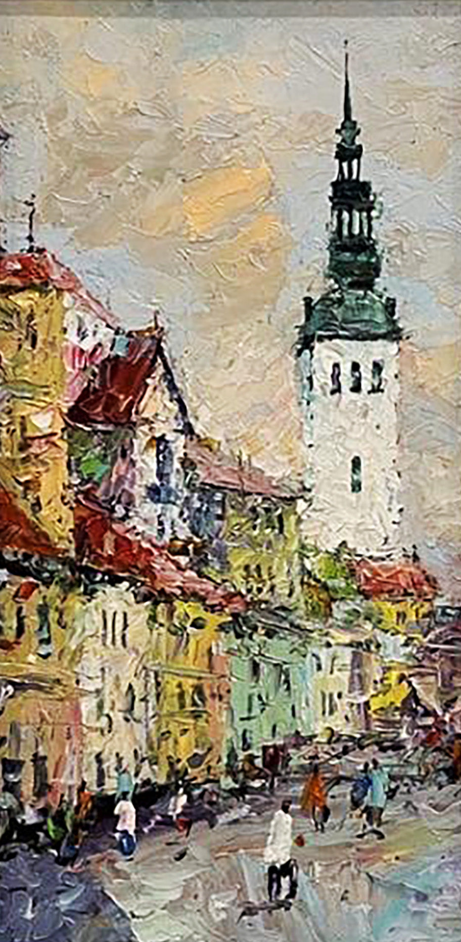 Oil painting Tallinn Serhiy Rybak