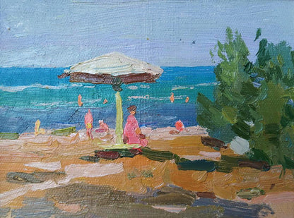 Oil painting Hot summer Yury Konovalov