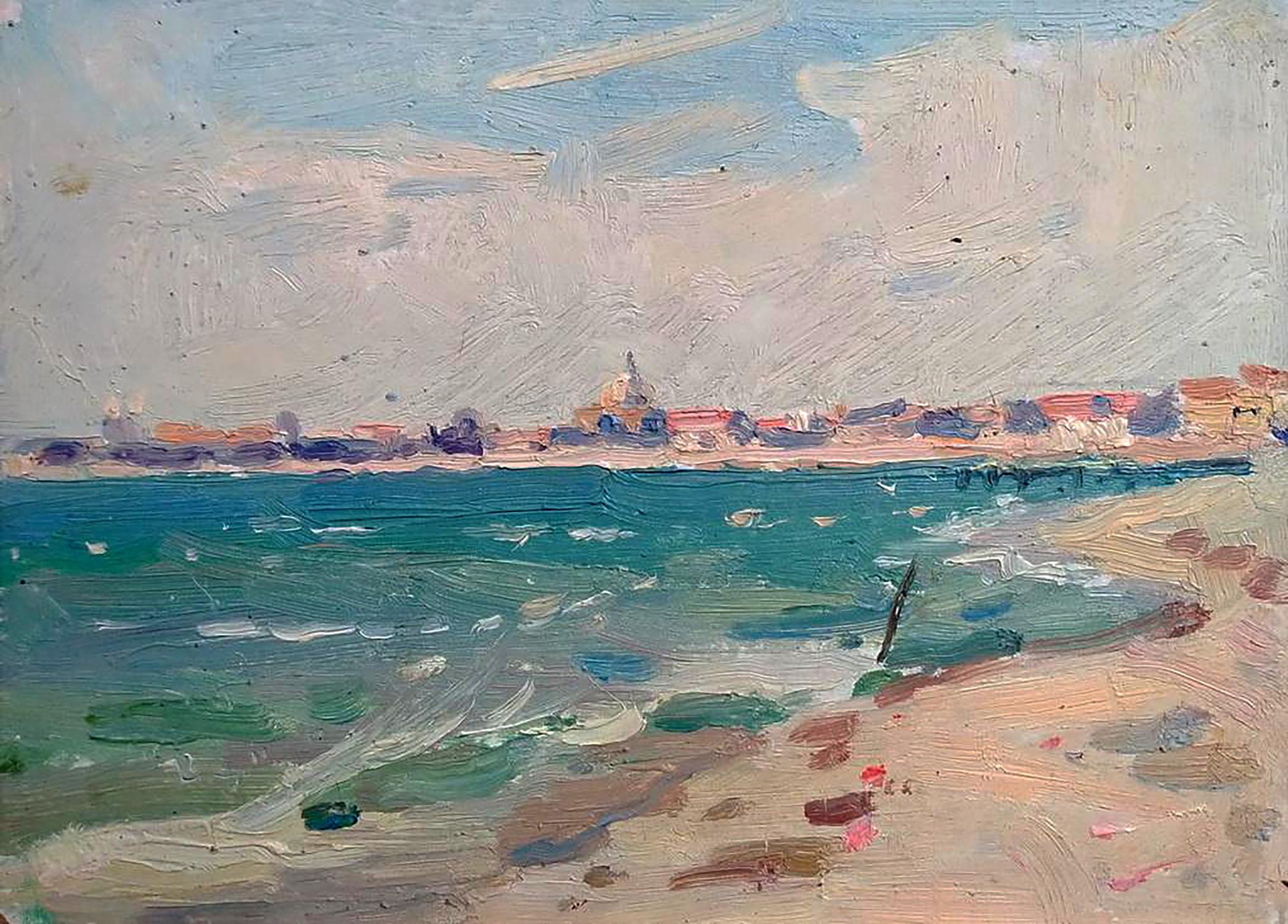 Oil painting Sea shores Yury Konovalov