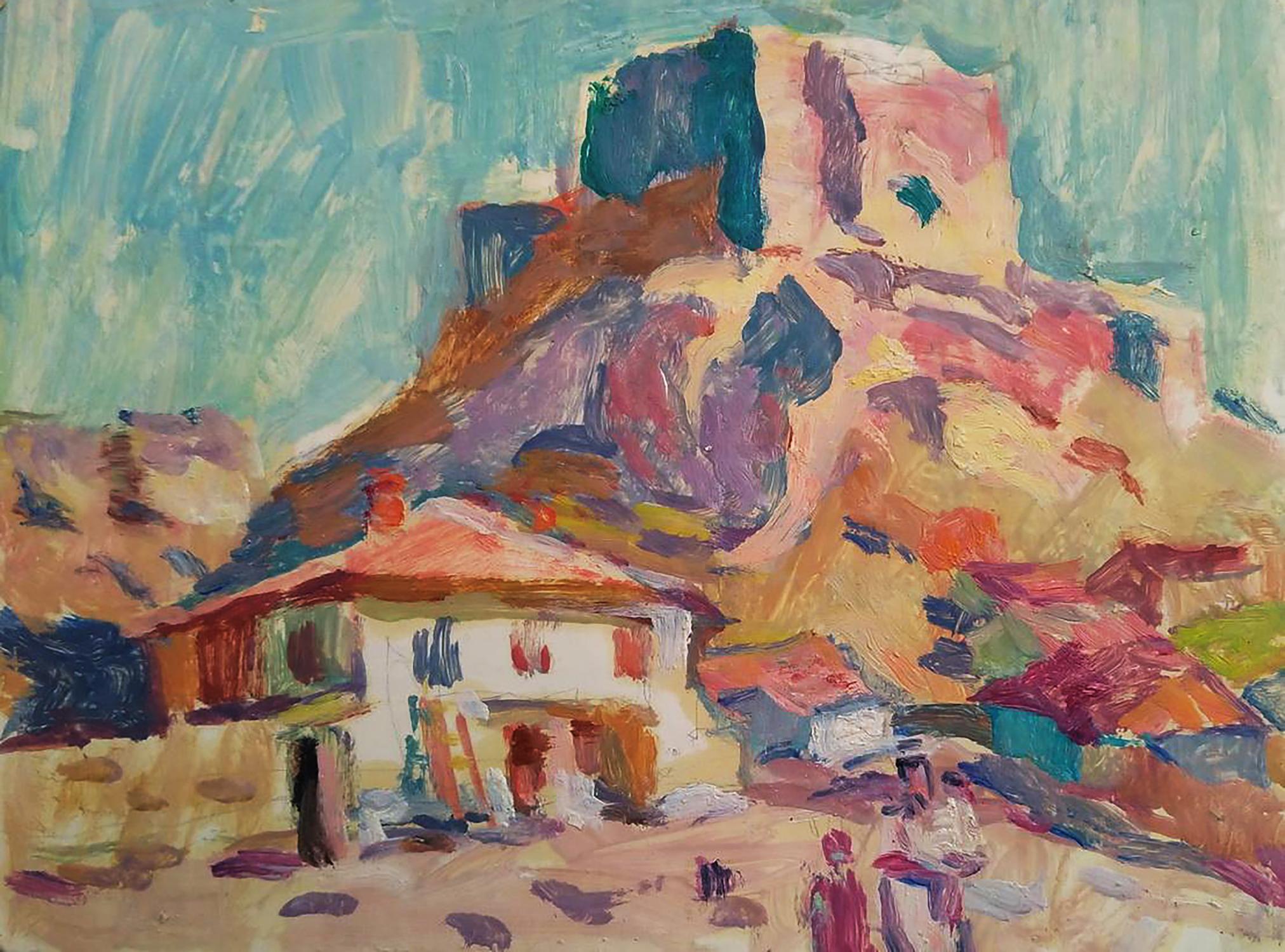 Oil painting Central Asia Yury Konovalov