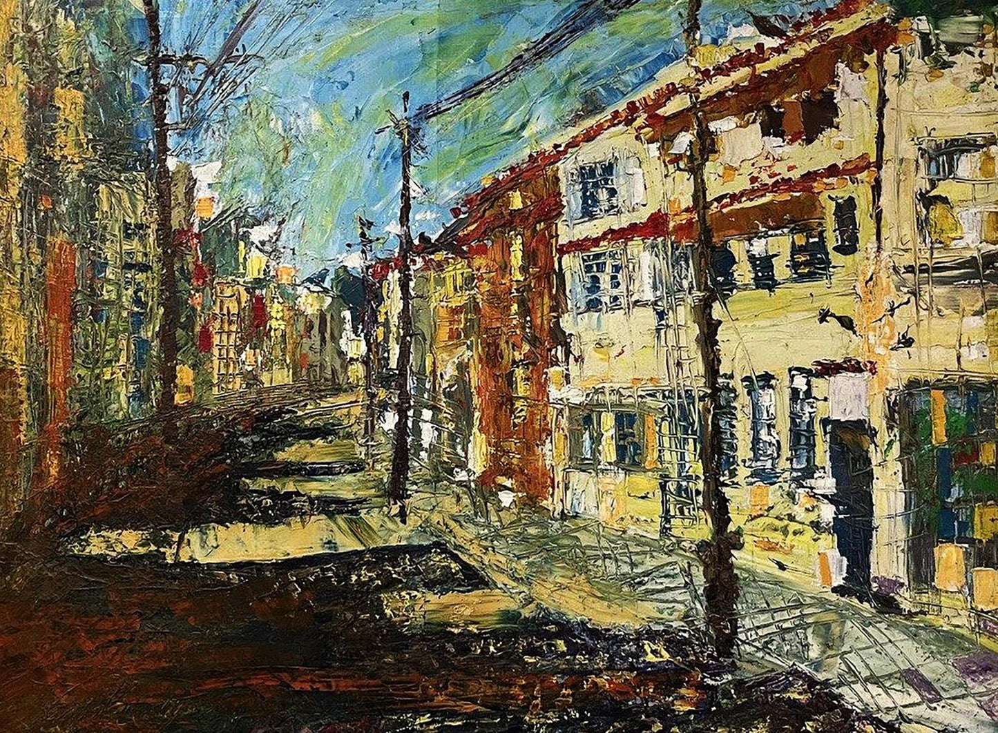 Oil painting Street in Rio de Janeiro Serhiy Kovalev