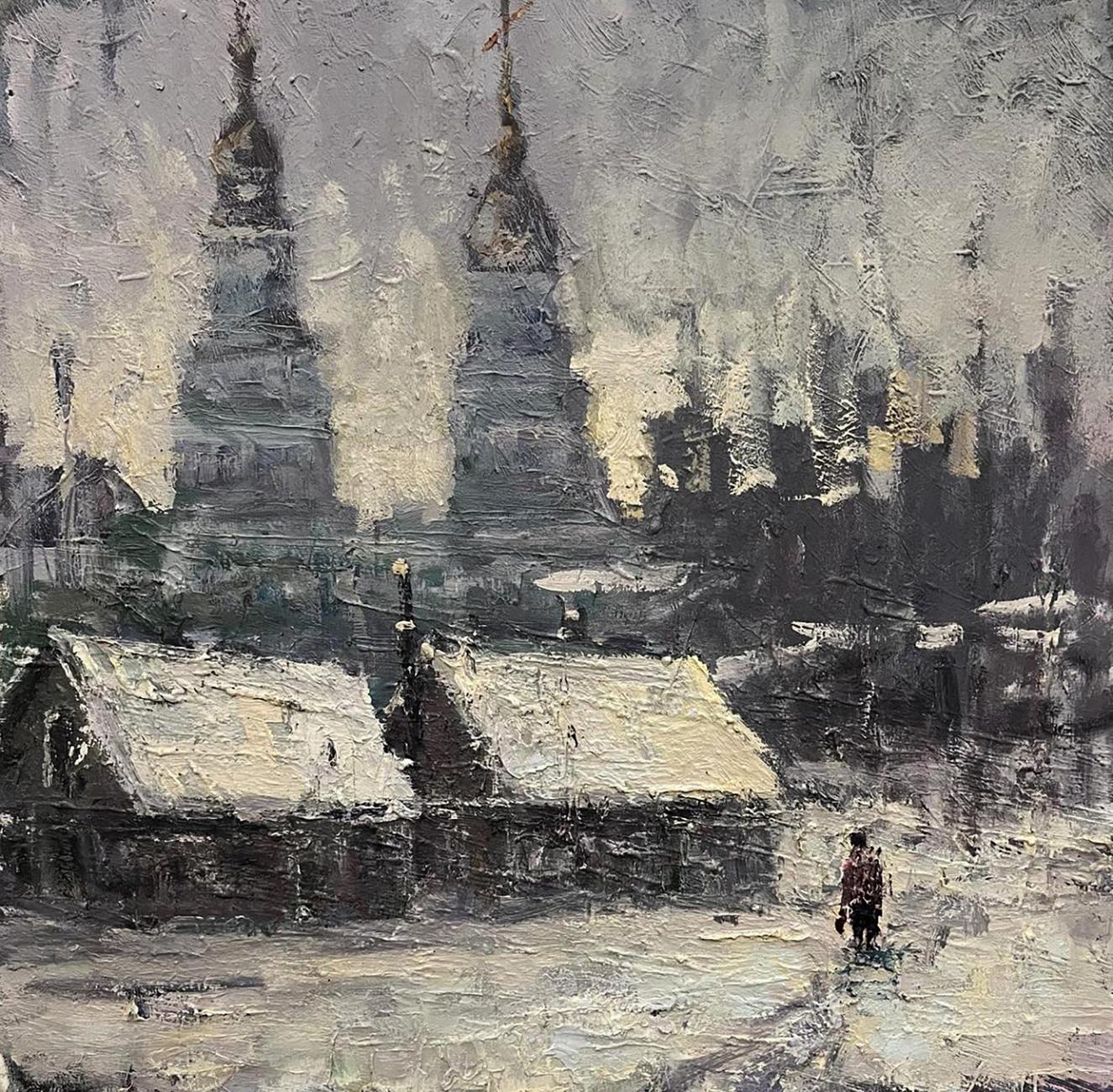 Oil painting In the village Volodymyr Pashchenko