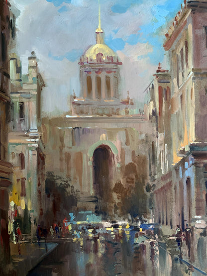 OIl painting City Hall Yuriy Suprunchuk