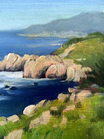 Oil painting Clear day at the coast Mykhailo Burdylo