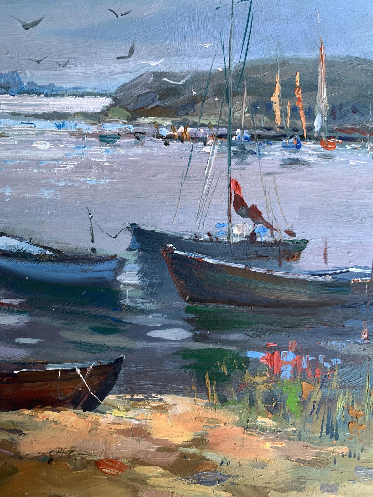 OIl painting Sailing club Yuriy Suprunchuk