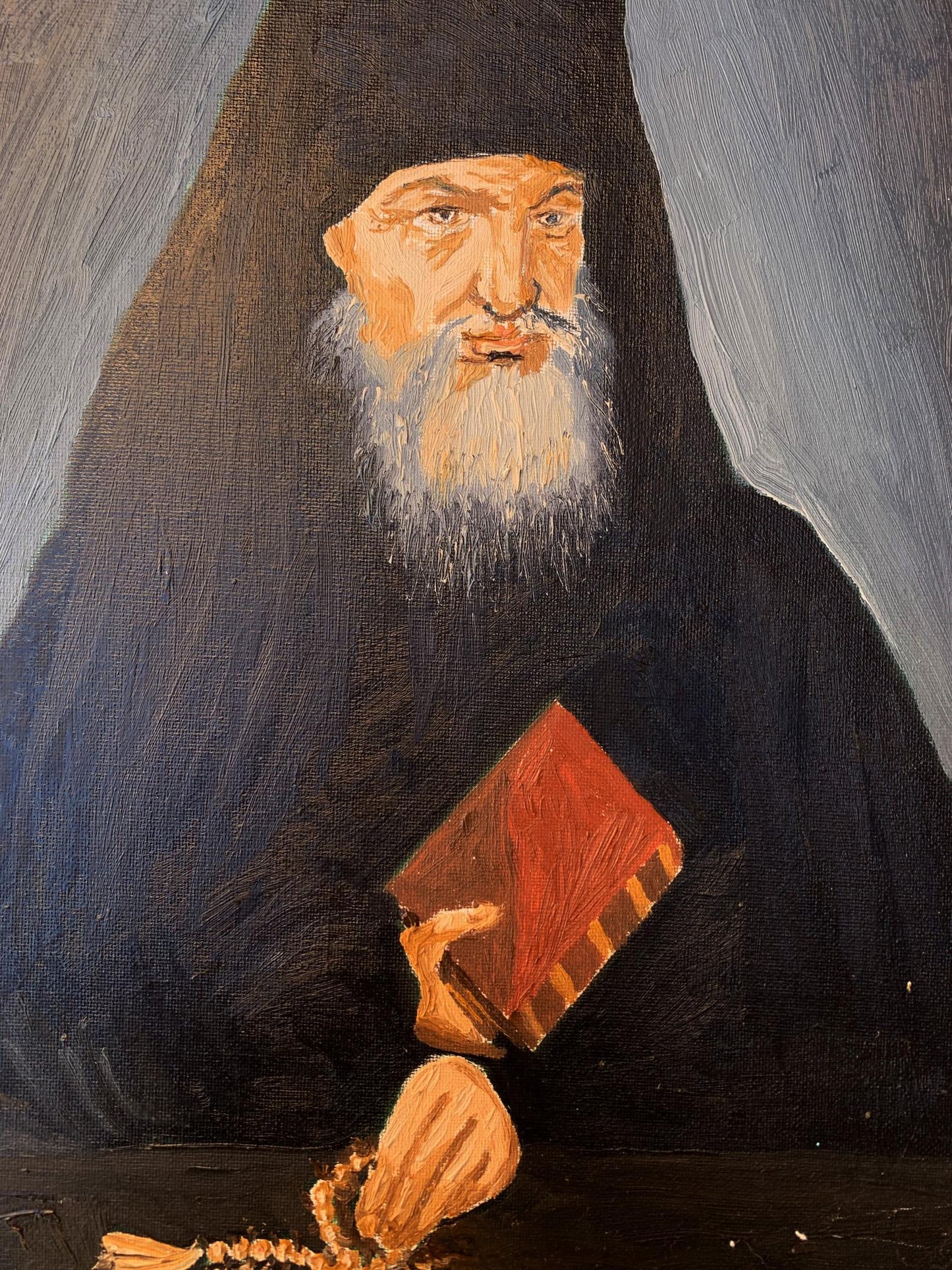 Oil painting Venerable Macarius of Optina Oleksandr Gukalov