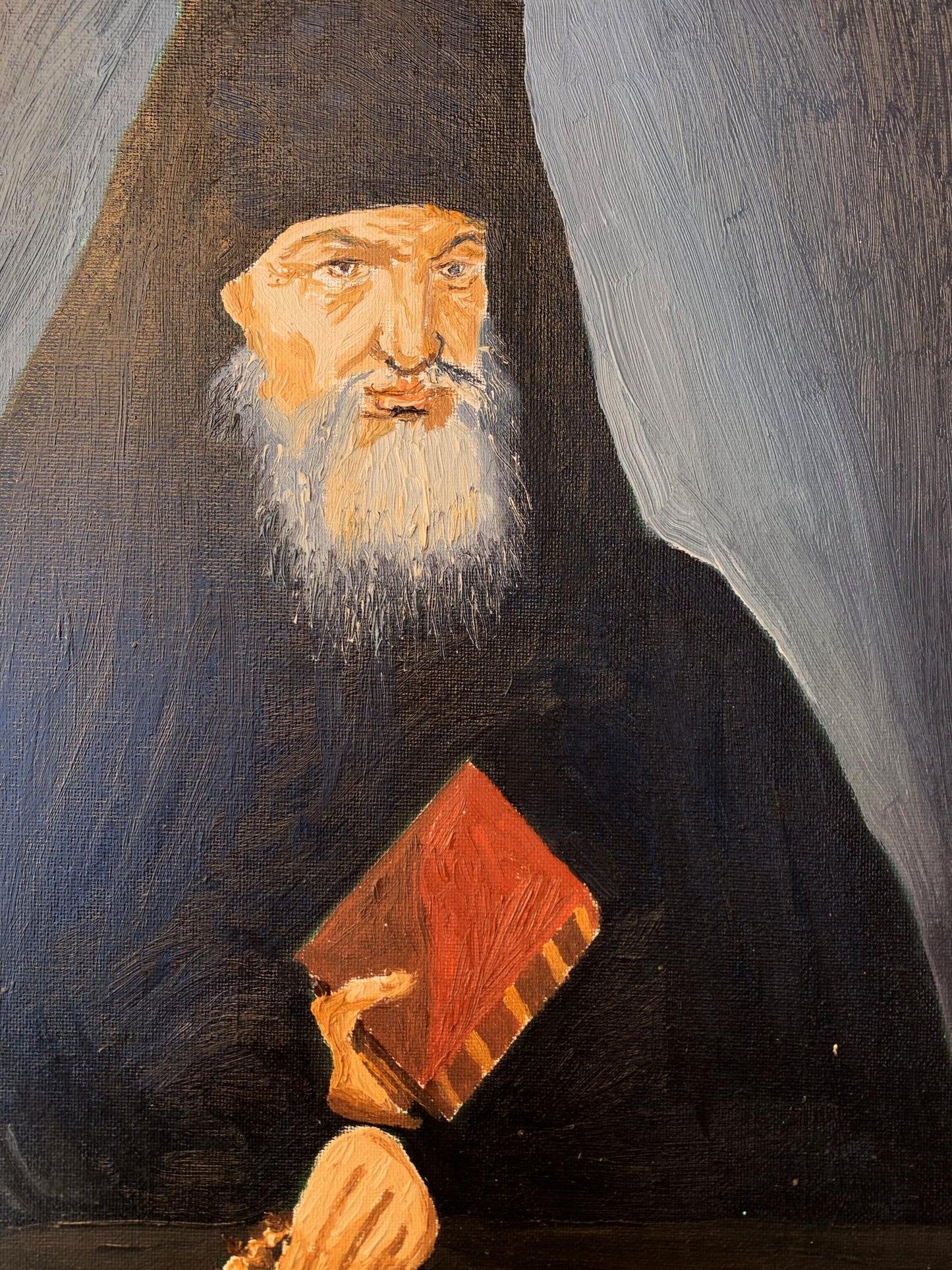 Oil painting Venerable Macarius of Optina Oleksandr Gukalov