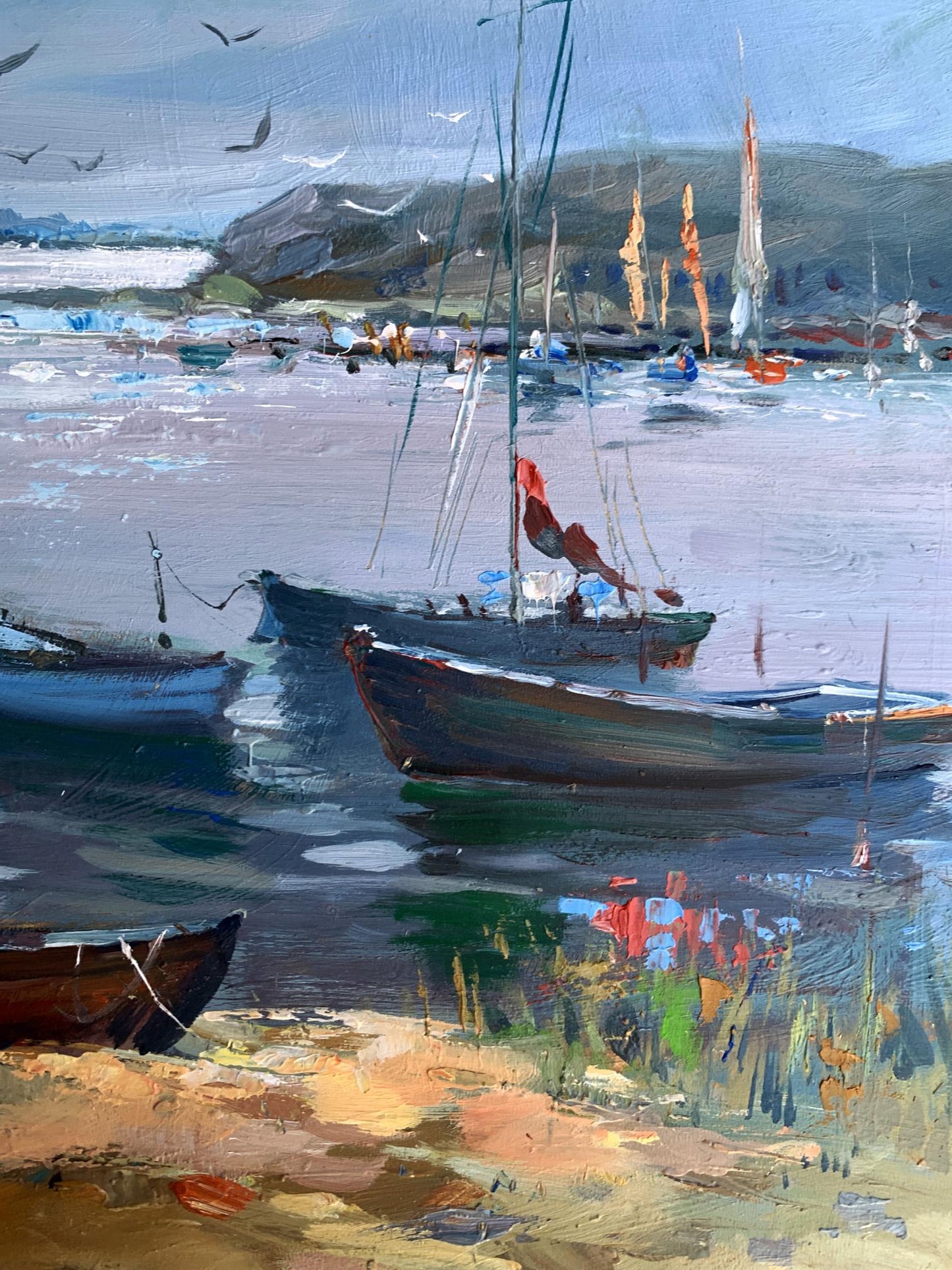 OIl painting Sailing club Yuriy Suprunchuk