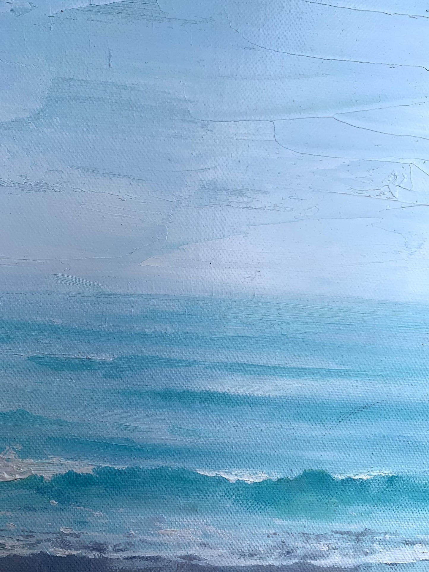 Oil painting Warm sea Unknown artist