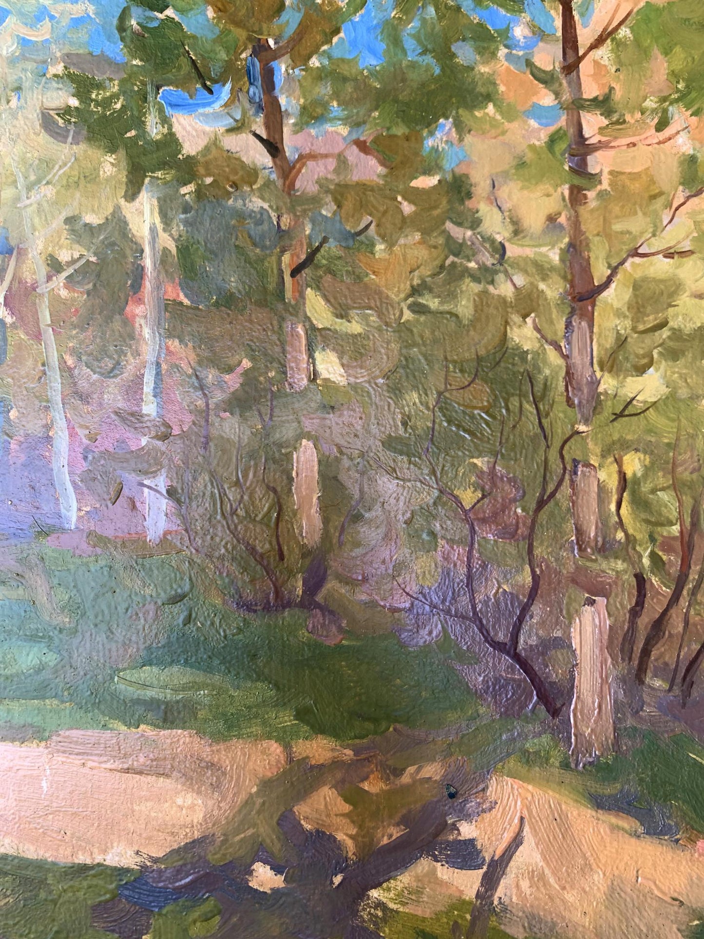 Oil painting Forest smell Peter Dobrev