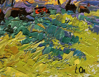 Oil painting A light breeze in the meadows Oleksiy Ivanyuk