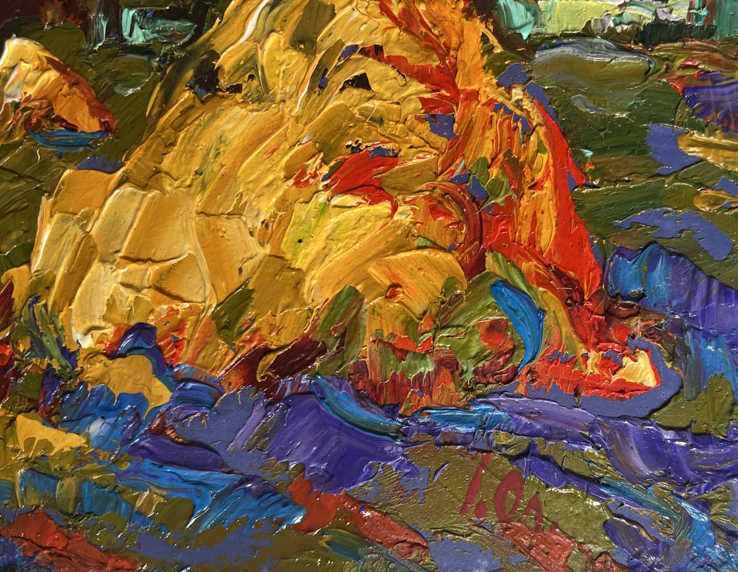 Oil painting Returning from the field in the evening Oleksiy Ivanyuk