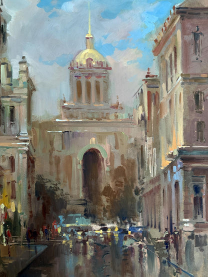 OIl painting City Hall Yuriy Suprunchuk