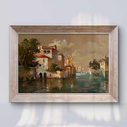 Oil painting Romantic evening in Venice Yuriy Suprunchuk
