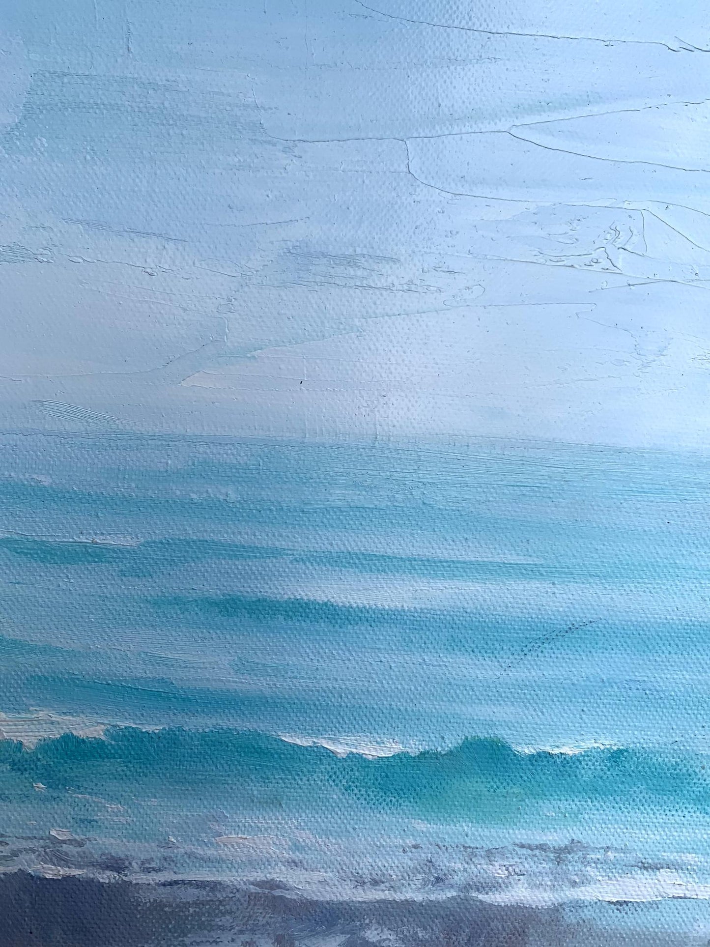 Oil painting Warm sea Unknown artist