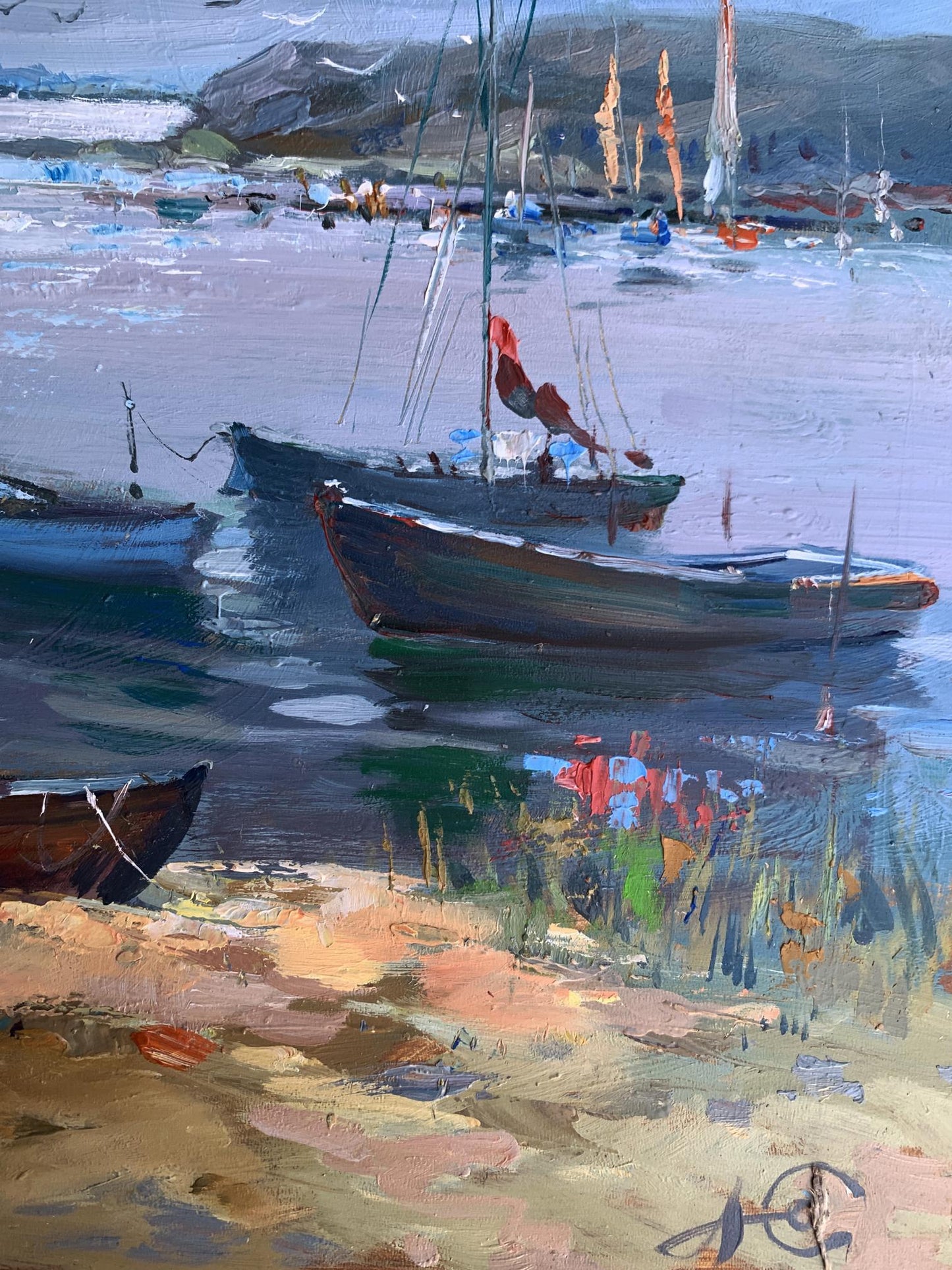 OIl painting Sailing club Yuriy Suprunchuk