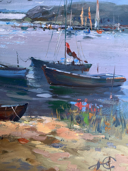 OIl painting Sailing club Yuriy Suprunchuk